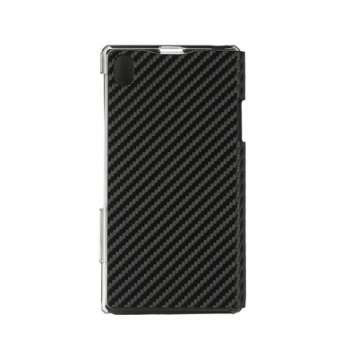Roxfit Book Tech Xperia Z1 Case - Carbon Black - Back View