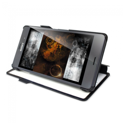 Roxfit Book Touch Xperia Z3 Case - Black - Open View