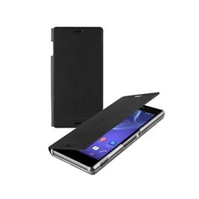Roxfit Slimline Book Xperia Z3 Compact Case - Carbon Black