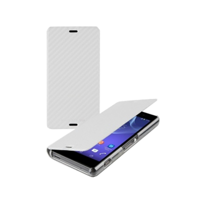 Roxfit Slimline Book Xperia Z3 Case - Carbon White