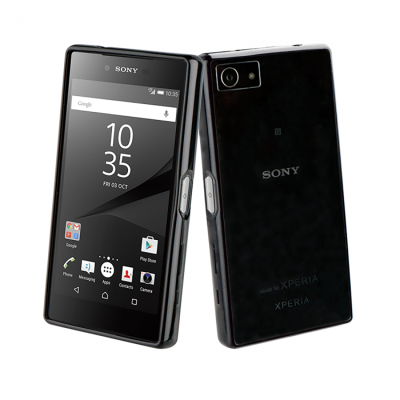 Roxfit Gel Shell Xperia Z5 Compact Case - Clear - Side View